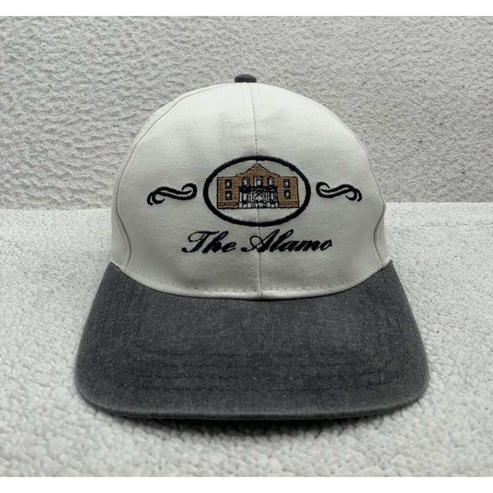VTG The Alamo Baseball Hat Mens OSFM History San Antonio Texas Hook Loop Strap